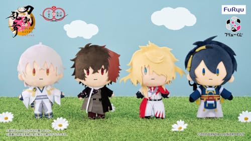 Touken Ranbu ONLINE Oban Sanpo ~Лотерея Oban~ Часть 3 Приз C: Плюшевая игрушка Ichimonji Norimune Oban с карабином