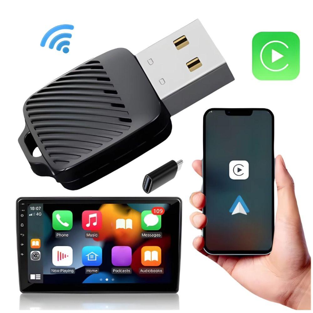 Wireless Wireless CarPlay Dongle 2 in 1 Android Auto Adapter Factory Wired CarPlay Cars