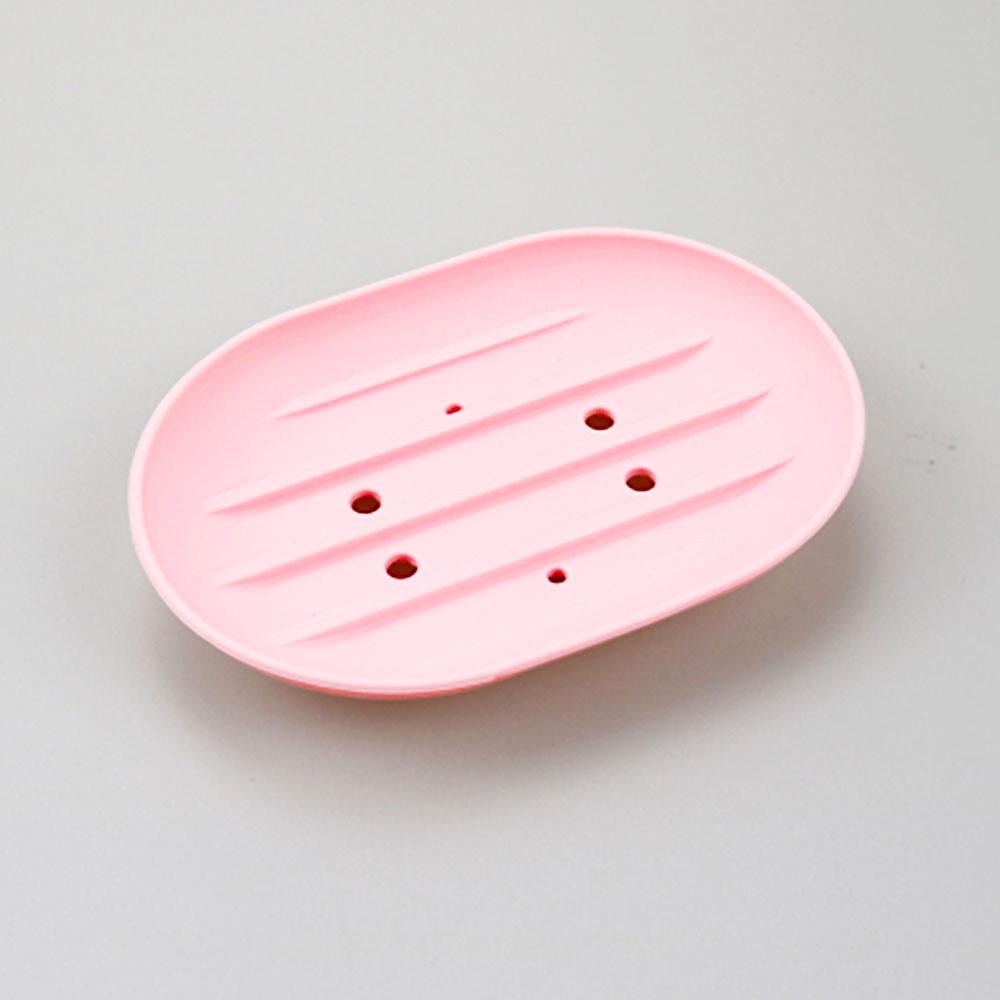 Silicone World Bathroom Dish Plate Case Home Shower Travel Hiking Holder Container Soap Box Soap Rack Flexible Soap Dish