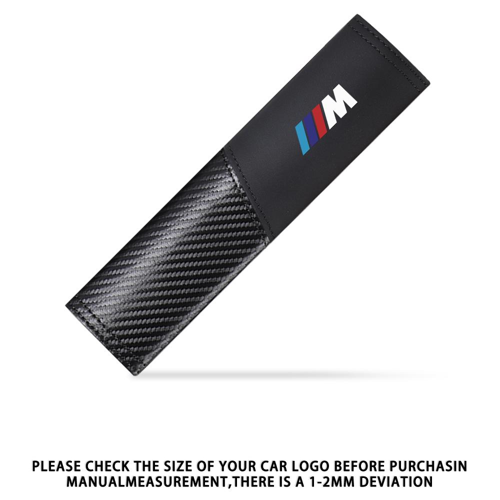 2 шт. Чехлы на ремень безопасности из углеродного волокна, автомобильная накладка на плечо, ремень безопасности для BMW E46 E90 E60 F30 E87 E36 F20 E92 Serie 1, автомобильные аксессуары