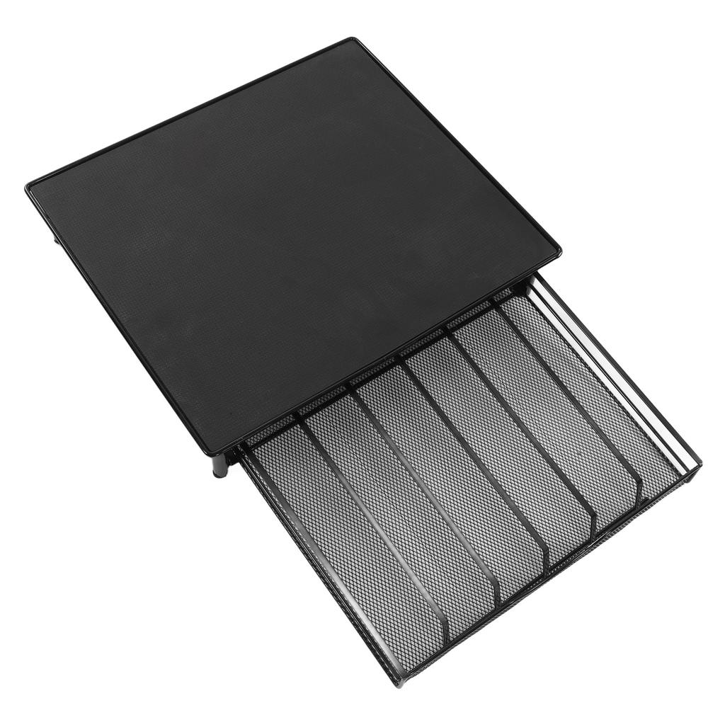 Coffee Pod Storage Drawer 36 Capacity Iron Capsule Organize Holder Drawer for Home Cafe Office Black