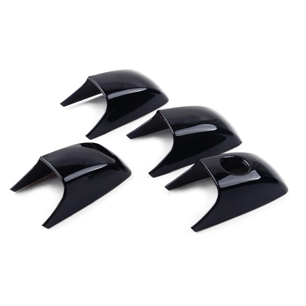 8 шт. автомобильный глянцевый черный чехол на дверную ручку подходит для Jeep Grand Cherokee Dodge Durango 2011 2012 2013 2014 2015 2016 2017