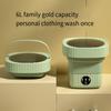 Ultrasonic Folding Portable Washing Machine 6L 11L Big Capacity with Spin Dryer Bucket for Clothes Travel Home Underwear Socks