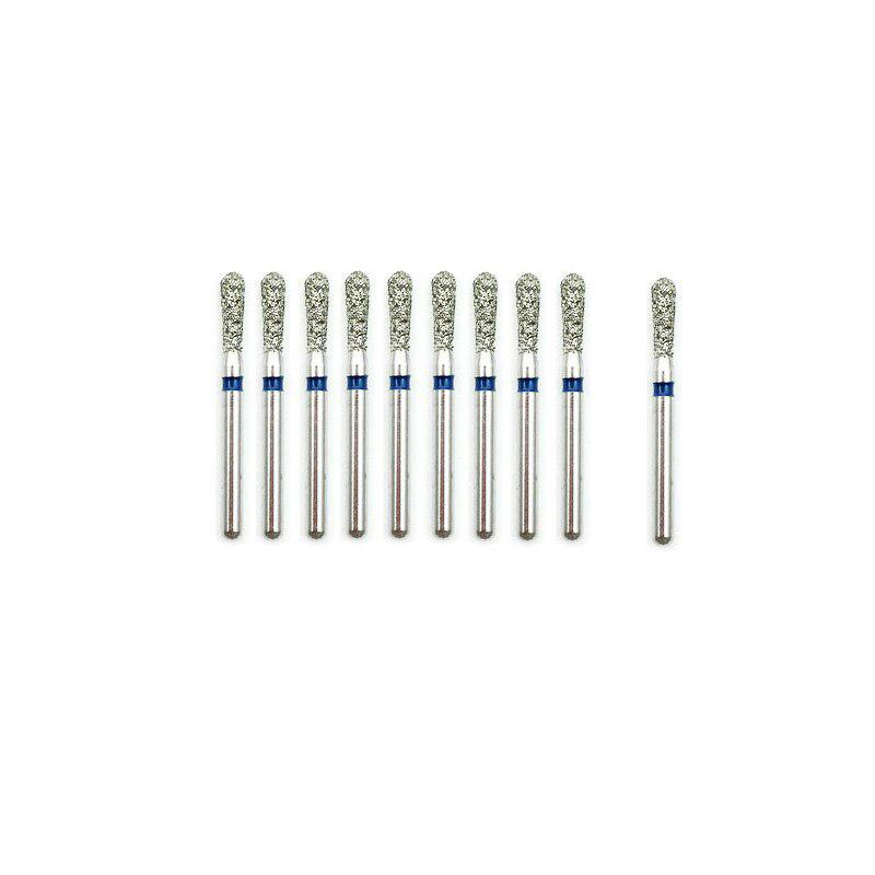 10 шт., стоматологические алмазные боры, боры для стоматологии, диаметр ручки наконечника 1,6 мм, стоматологические инструменты EX-20