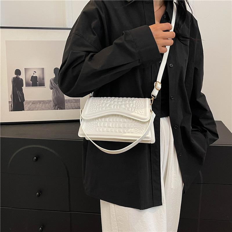 Фактурная модная сумка-цепочка с углублениями, женская модная текстурированная сумка через плечо, корейская версия повседневной универсальной сумки-мессенджера