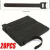 10-100pcsReleasable Cable Organizer Ties Mouse Earphones Wire Management Nylon Cable Ties Reusable Loop Hoop Tape Straps Tie