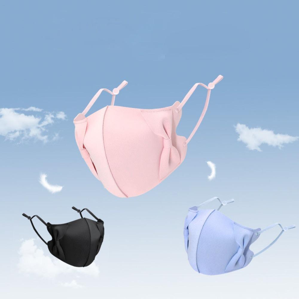 Дышащая маска из ледяного шелка Бесследная маска для верховой езды Модная вуаль для лица Спорт на открытом воздухе