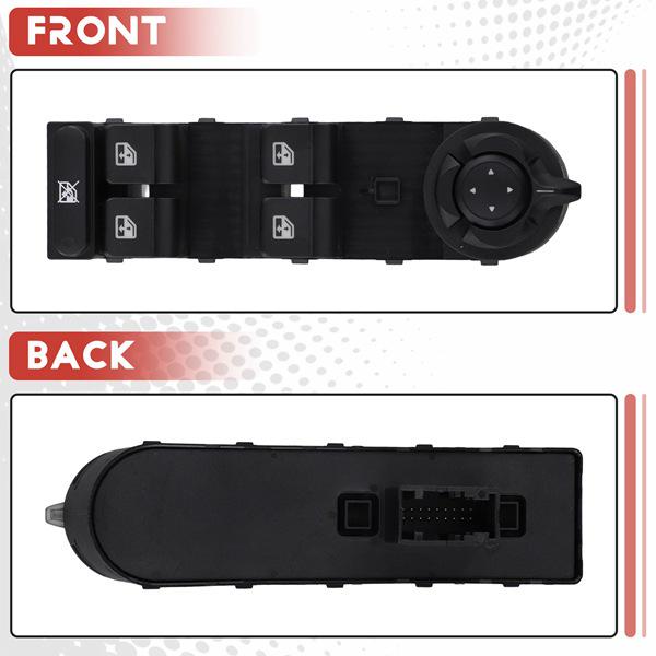 Left-Hand Drive Dodge Jeep Chrysler Power Window Switch 7356039700