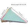 1Pcs 12 Flags Colorful Flag String  for Happy Birthday Party Wedding Decoration