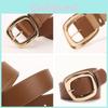 Fashion Pu Wide Belt For Women With Metal Pin Buckle Perfect For Jeans And Casual Outfits