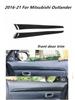 Для Mitsubishi Outlander 2016 2017 2018 2019 2020 2024 Аксессуары Украшения для автомобиля Наклейки на центральную консоль из углеродного волокна ABS