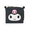 Wallet Kuromi Wallet 326780 [Sanrio] Face-shaped Bi-fold