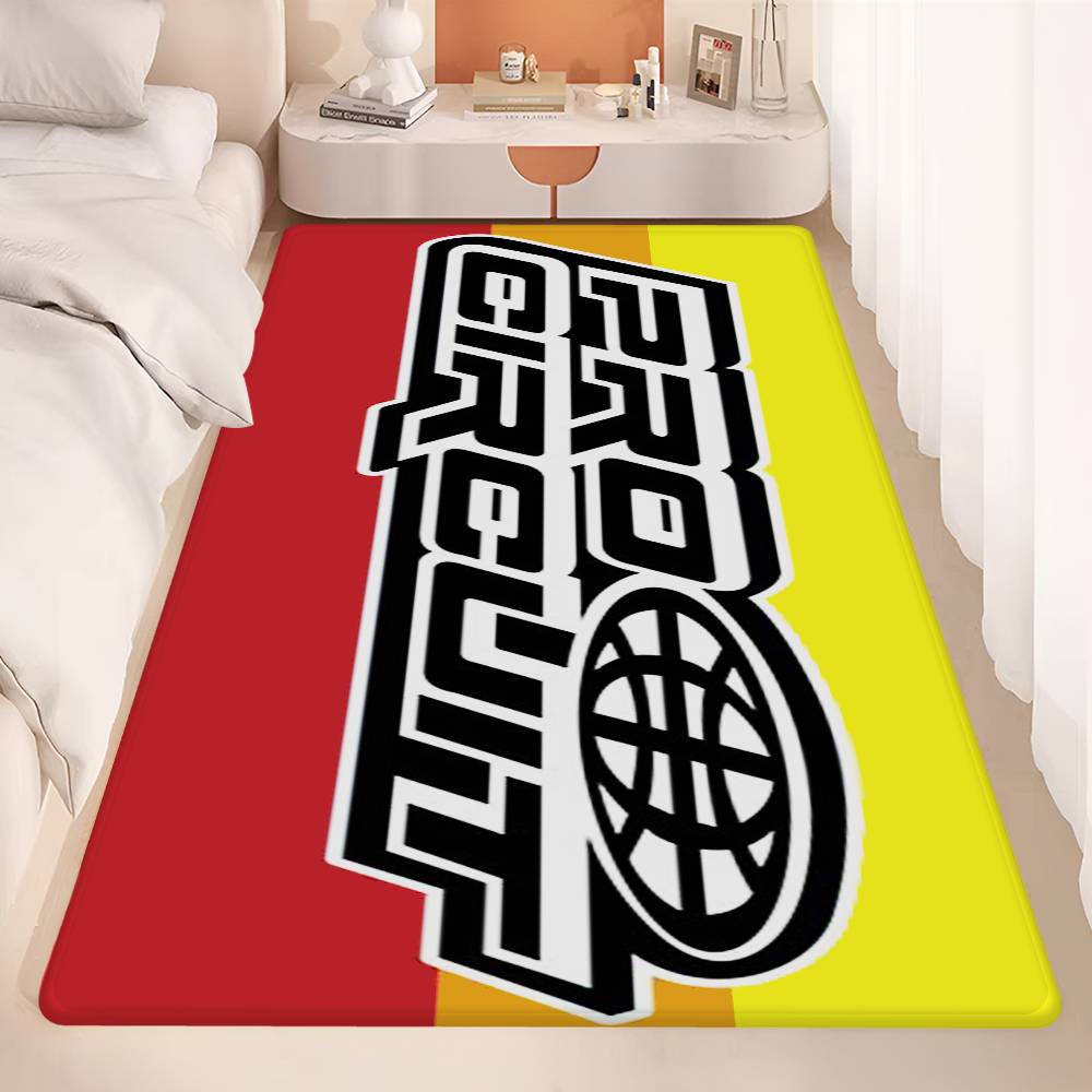 Motorcycle Garage Pro Circuit Room Mats Retro Multiple Choice Living Room Kitchen Rug Non-Slip Welcome Rug