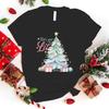 New Christmas Let'S Get Lit Letter Print T-Shirt Women'S Fashion Casual Summer Cool Shirs Unisex Christmas Let'S Get Lit Tops