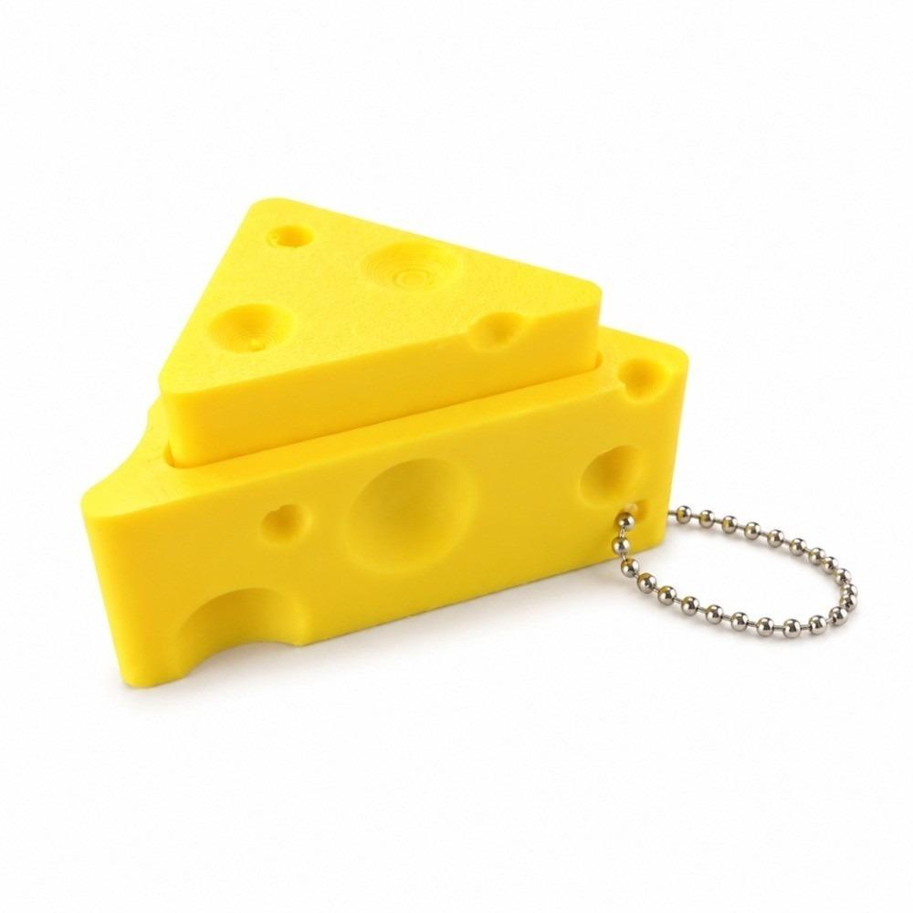 Simulation Finger Button Pendant 3D Printed Calming Keychain Foods Clicker Keychain Bag Pendant