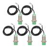5Pcs Approach Sensor Inductive Proximity Switch NPN NO DC6?36V 15mm Detecting Distance M30x1.5