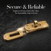 Zinc Alloy Turn Locks Swivel Design Clasp Buckle Portable Belt Buckle  Accessory Making