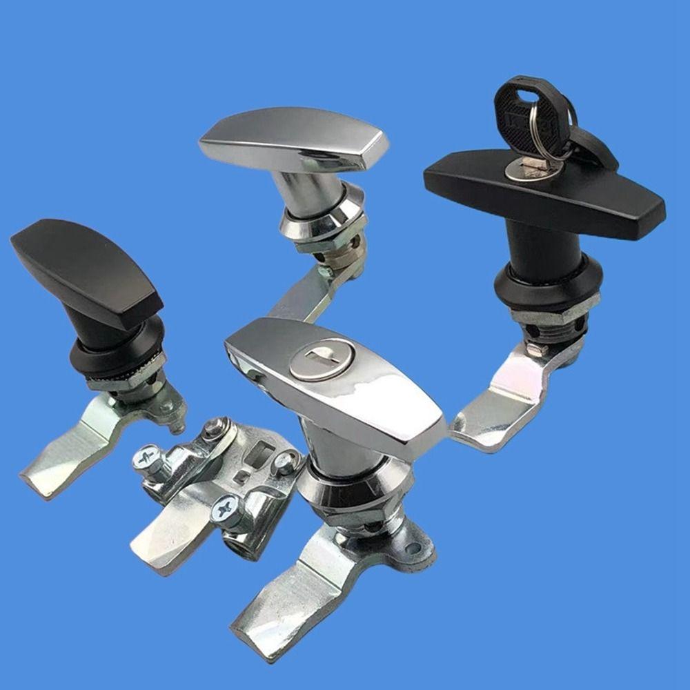 Ручка-замок из цинкового сплава для фиксации, замок для дверцы шкафа, новый Т-образный замок, гаражная дверь