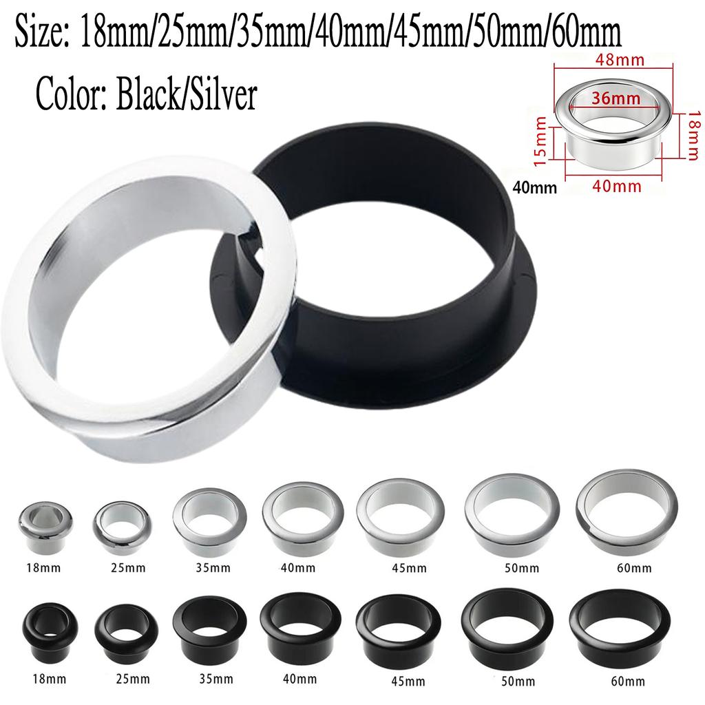 Компьютерный стол из цинкового сплава, кабельное кольцо, отверстие для электропроводки, декоративная заглушка вентиляционного отверстия шкафа, порт для кабельного вывода, мебельная фурнитура