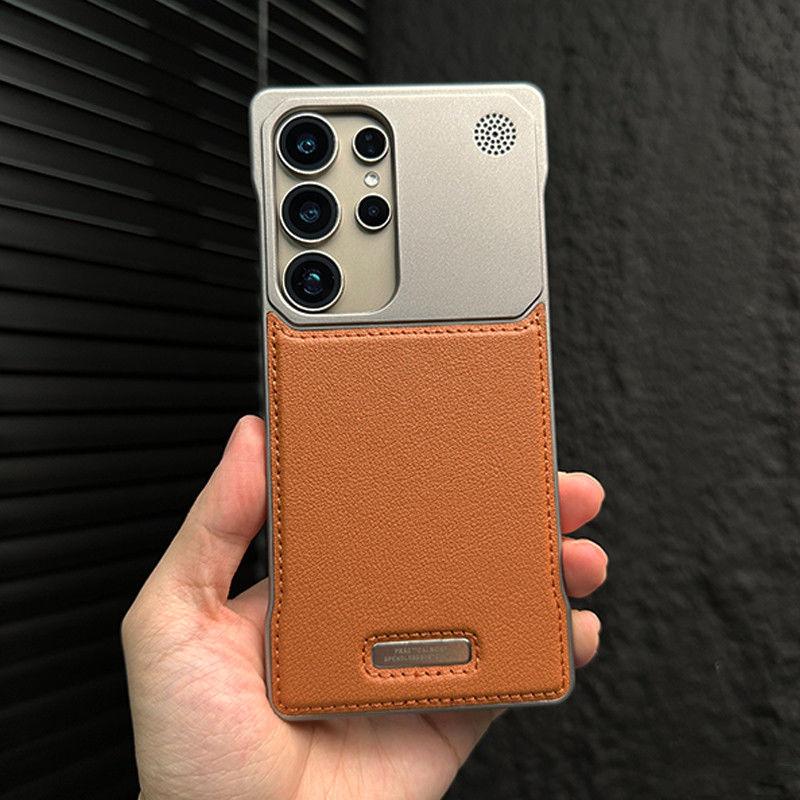 Чехол для мобильного телефона Samsung S25ultra S24ultra Кожаный S23ultra Ультратонкий S25 + Ароматерапия Безрамочный S24