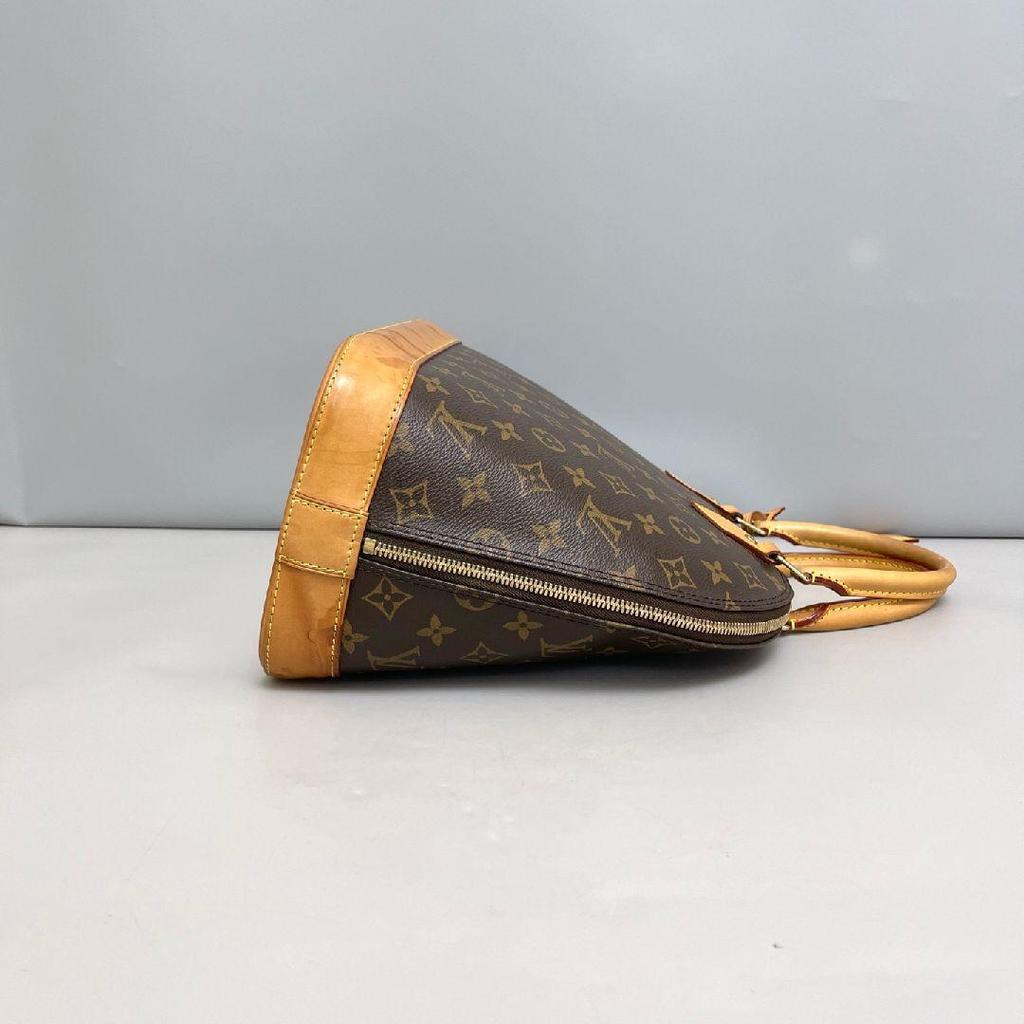 [Pre-Owned] Alma Monogram Canvas And Leather Shell Bag Medium - Very Good #6Y9N6J
