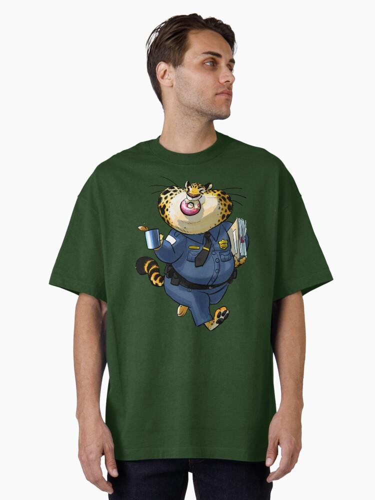 Zootopia Officer Clawhauser Oversized T-Shirt