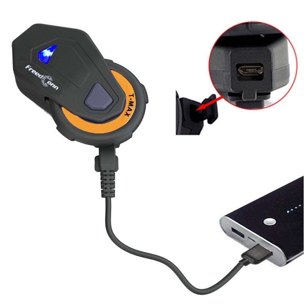 FreedConn Motorcycle Parts, Micro 5 Needle USB Charging Cable, Motorcycle
