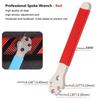 3.23/3.3/3.45mm Bicycle Spokes Wrench Lengthened Design Mountain Bike Wheel Rim Spanner Bike Repair Tool