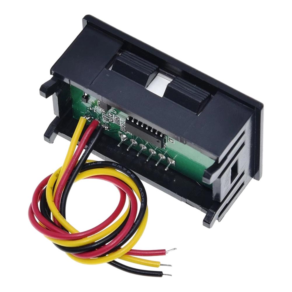 AU 0.56IN Volt Instrument Tool 2-проводной измеритель напряжения DC 5-120 В (красный)