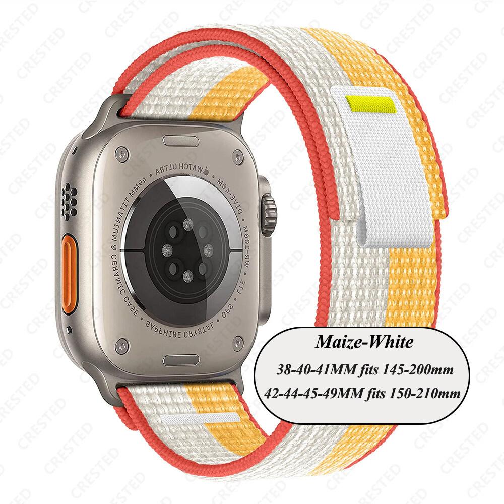 Ремешок Trail Loop для Apple Watch Ultra 2/Ultra 49 мм 45 мм 41 мм 44 мм 40 мм 42 мм 38 мм Нейлоновый ремешок iWatch для Apple Watch Series 9 8 7 6 SE 5 4 3 2 1