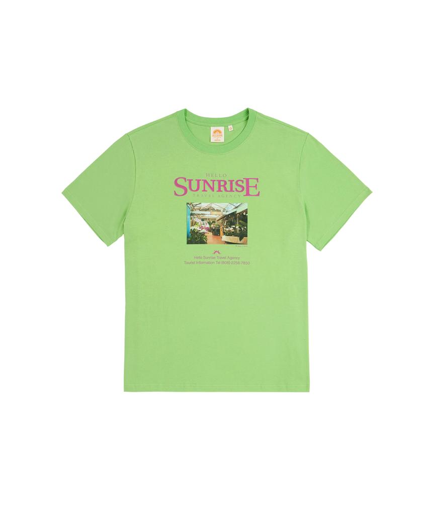 HELLO SUNRISE Hs Футболка с фотопутешествием_Светло-зеленый