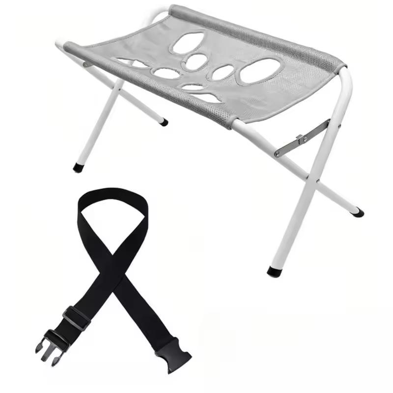 Foldable Pet Grooming Bath Stand Hammock Helper Dog Cat Nail Trimming Ear Cleaning Support Frame Anti-slip Pet Washing Restraint