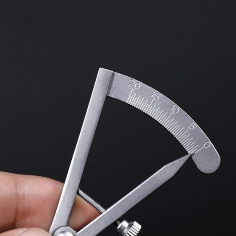 Разделитель из нержавеющей стали для кожи, металлический измерительный инструмент, бытовой аксессуар для поделок из кожи своими руками, художественных изделий ручной работы