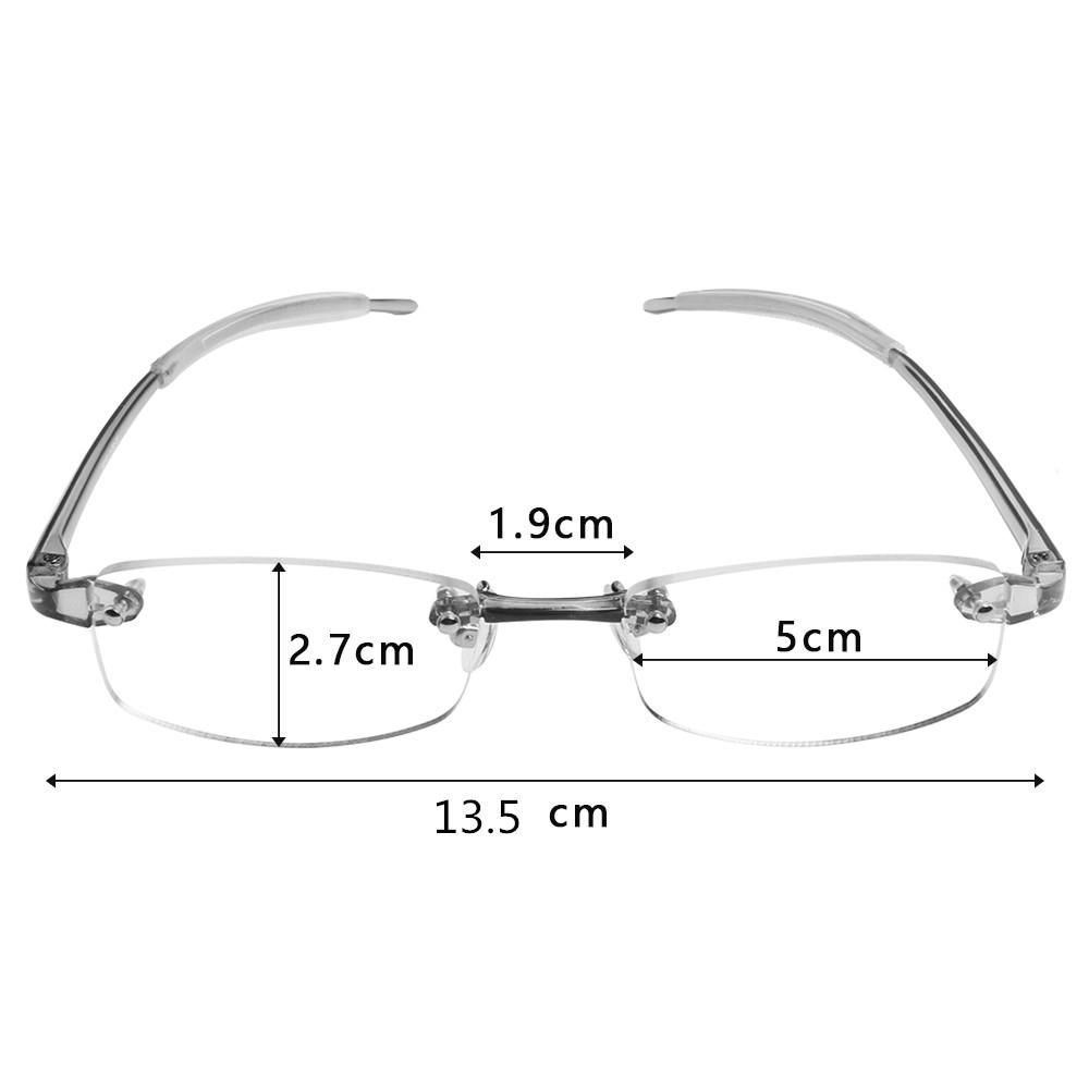 Transparent Grey Ultra Light Resin Metal Reading Glasses Myopia Glasses Eyeglasses Vision Care