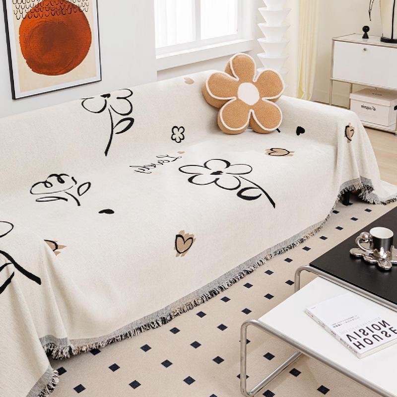 Chenille Sofa Cover Cloth Four Seasons Universal Sofa Cover Cloth Full Cover Sofa Cushion Blanket Prevention