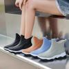 Women's Rain Boots Fashionable Outdoor Rain Boots Short Tube Summer Water Shoes Waterproof Non-slip Kitchen Work Shoes Rainy Day Women's Shoes