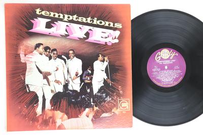 LP Пластинка TEMPTATIONS - Temptations Live! G921 GORDY 1967 США Соул/Фанк Б/у
