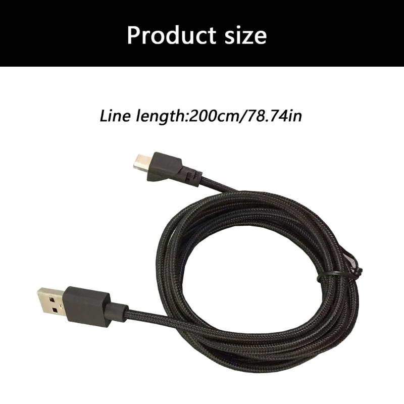 Прочный USB C Зарядный провод Для Seiren V2Pro Микрофон Музыкальное оборудование Кабель Type C Гибкий и легкий
