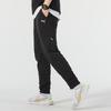 Puma Однотонные повседневные тренировочные трикотажные спортивные брюки средней посадки для мужчин, черные 681295-01