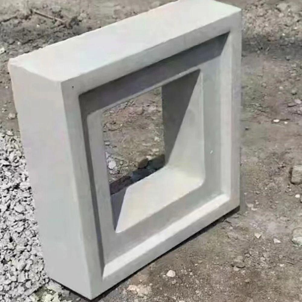 Пластиковая форма для пустотелого кирпича 20*20*6см Форма для стенового кирпича Цементная форма для старинного кирпича Садовая стена