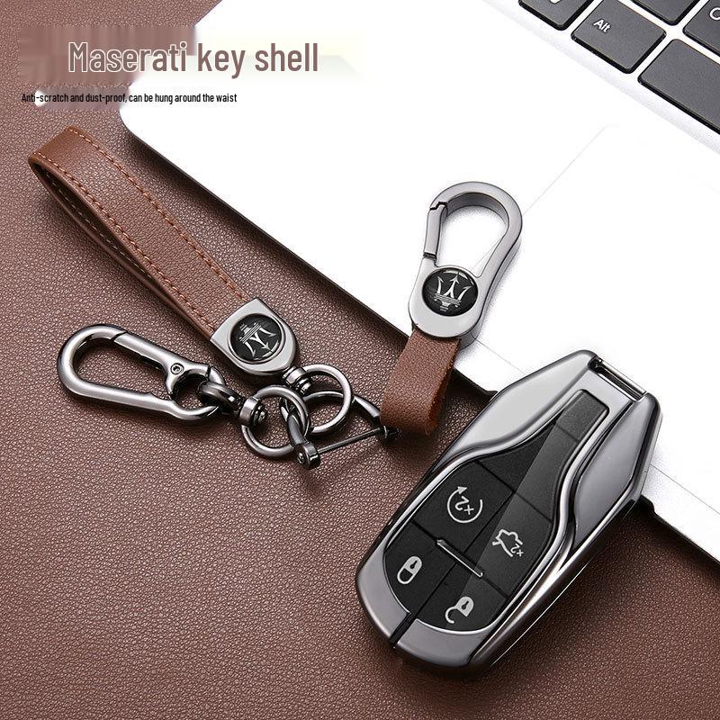 Чехол для ключа Maserati для Levante/Ghibli: Премиальная мужская сумка-ракушка модифицированного типа