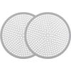 2 шт. 4,72 дюйма Нержавеющая сталь Слив для душа Уловитель волос с силиконовым ободком