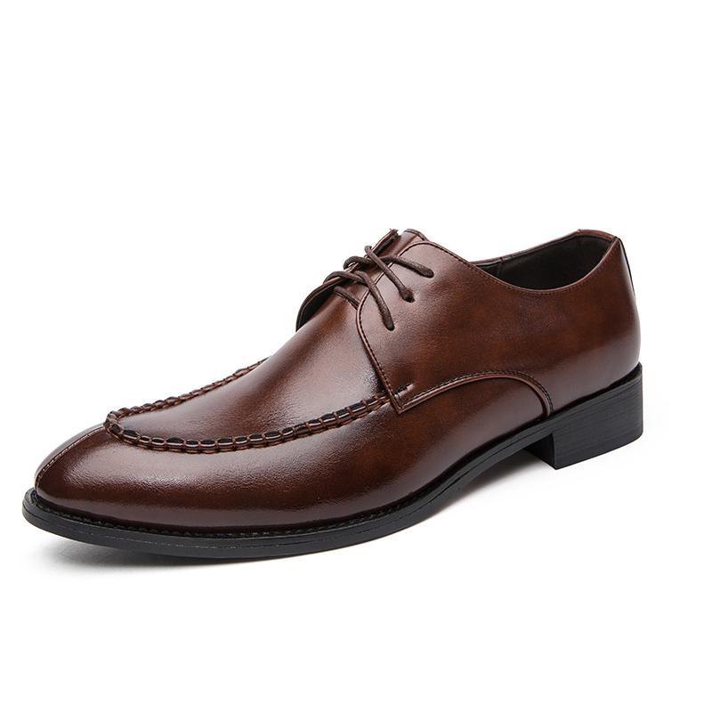 Новые брендовые мужские повседневные кожаные туфли, деловые лакированные мужские туфли, дышащая мягкая подошва, модельная обувь Abiye, обувь для мужчин