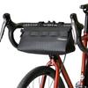 GORIX Front Bag for Road Bikes and Triangular Durable Simple Large Outdoor Handlebar Cross Bicycle Commuter Smartphone Storage Bicycles, 2.5L, Shape,