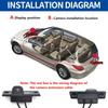 Special License Plate Light Reverse Camera with Clear Visibility, Design,Fit for VW/Skoda, Vehicle Security Camera