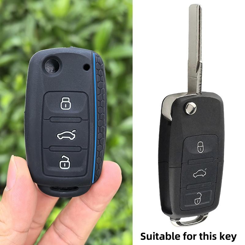 Силиконовый чехол для автомобильного ключа для Volkswagen VW polo passat b5 golf4 5 6 jetta tiguan Golf CrossFox Plus Eos Scirocco Beetle