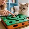 Кошачий скребок-головоломка, интерактивный когтеточка с колокольчиком и мячиком, войлочный скребок-головоломка для котят, собак мелких, средних и крупных пород