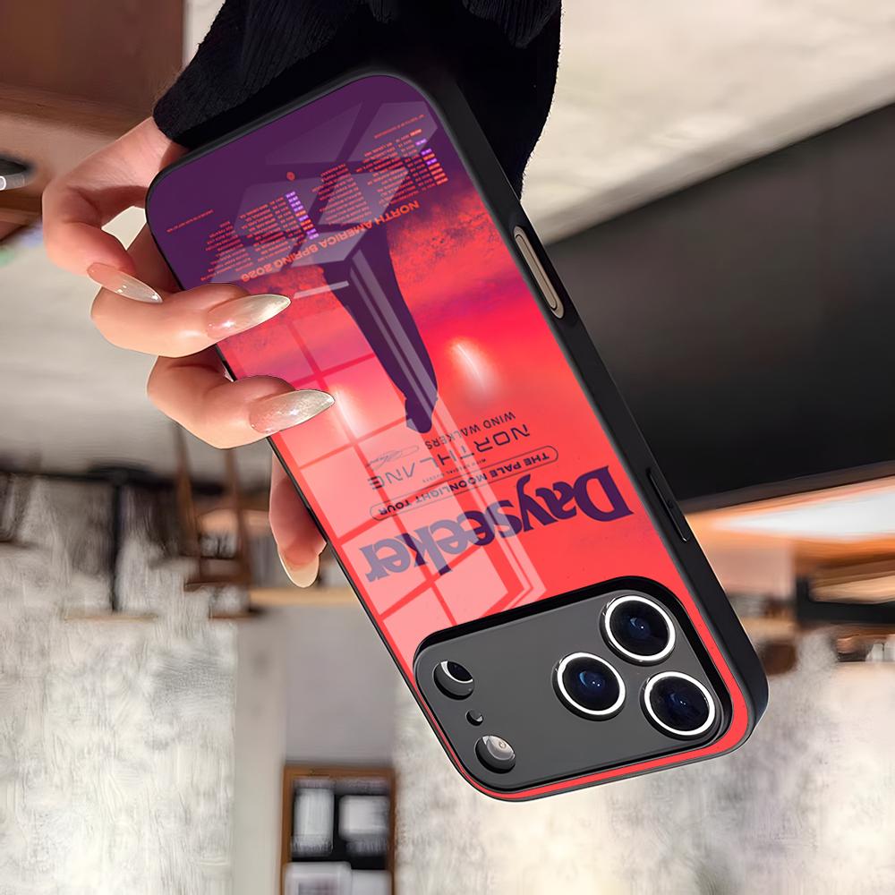 Чехол для телефона с ремешком Dayseeker для 17 Pro Max IPhone 16 Pro 15 12 11 13 Mini X XR XS 14 Plus SE Стеклянная крышка