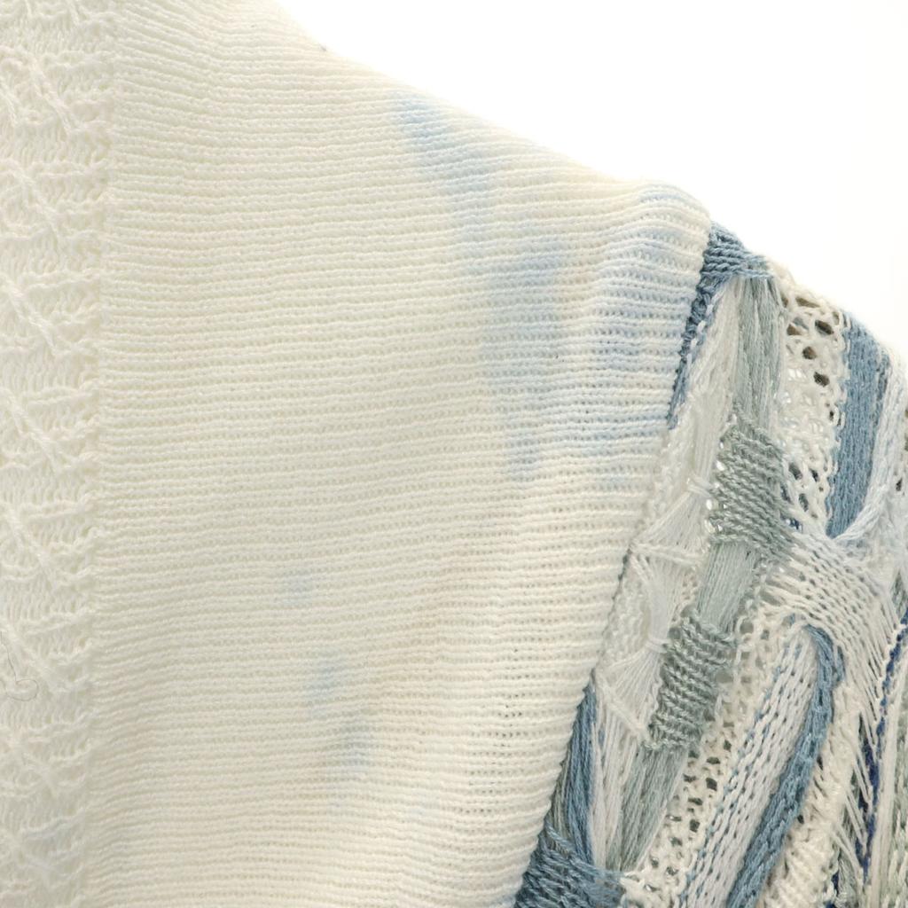 Coogi 90s Australian Made Old Overall Handle Long Sleeve Shawl Collar 3D Knit Cardigan Men's Used