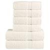 VidaXL Superior Quality Towel Set 6 Pcs, Hand Towels, Shower Towels, Bath Sheets, Towels 137567